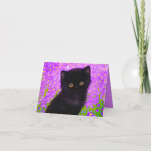 Gustav Klimt Cat Einladung