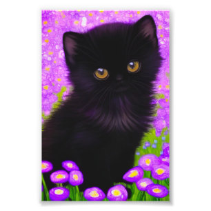 Gustav Klimt Cat Fotodruck