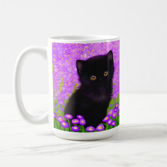 Gustav Klimt Cat Kaffeetasse (Links)