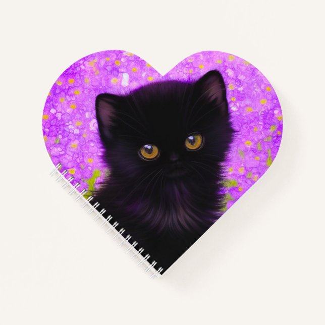 Gustav Klimt Cat Notizbuch (Vorderseite)