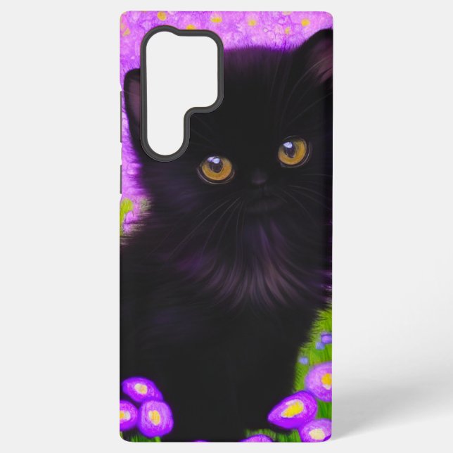 Gustav Klimt Cat Samsung Galaxy Hülle (Rückseite)
