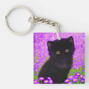 Gustav Klimt Cat Schlüsselanhänger