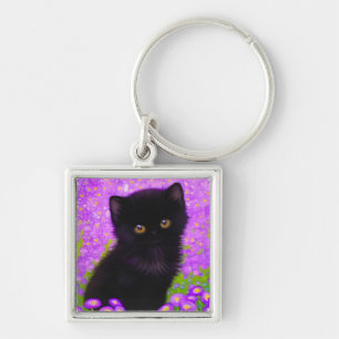 Gustav Klimt Cat Schlüsselanhänger