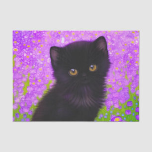 Gustav Klimt Cat Seidenpapier