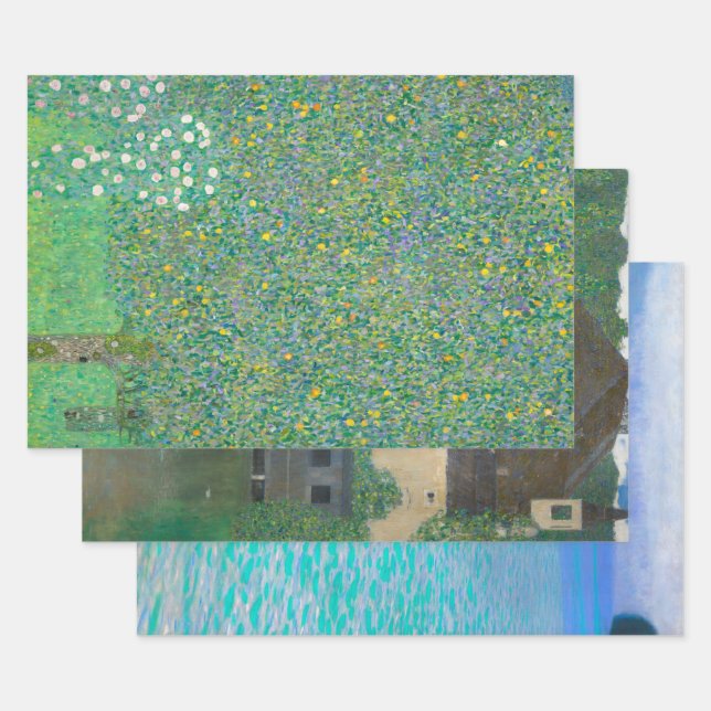 Gustav Klimt Collection, Decoupage Geschenkpapier Set (Set)