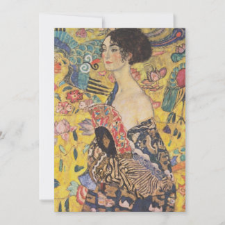 Gustav Klimt - Dame mit Fächer