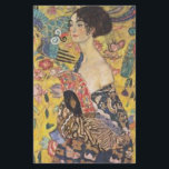 Gustav Klimt - Dame mit Fan-Malerei<br><div class="desc">Gustav Klimt - Dame mit Fan-Malerei. Klassische Kunstwerke eines der weltberühmtesten Maler</div>