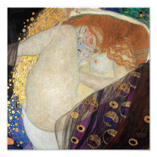 Gustav Klimt - Danae Fotodruck
