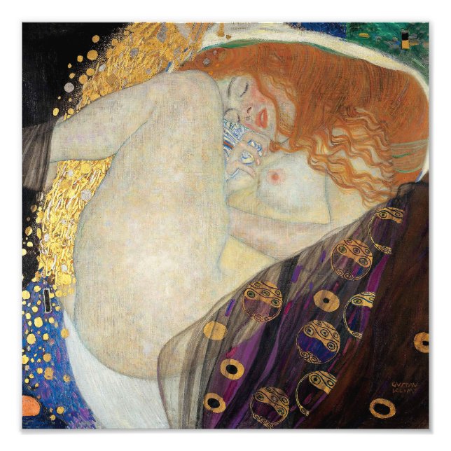 Gustav Klimt - Danae Fotodruck (Vorne)
