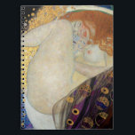 Gustav Klimt - Danae Notizblock<br><div class="desc">Danae - Gustav Klimt,  Oil on Leinwand,  1907</div>