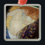 Gustav Klimt - Danae Ornament Aus Metall<br><div class="desc">Danae - Gustav Klimt,  Oil on Leinwand,  1907</div>