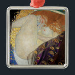Gustav Klimt - Danae Ornament Aus Metall<br><div class="desc">Danae - Gustav Klimt,  Oil on Leinwand,  1907</div>