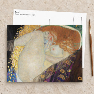 Gustav Klimt - Danae Postkarte