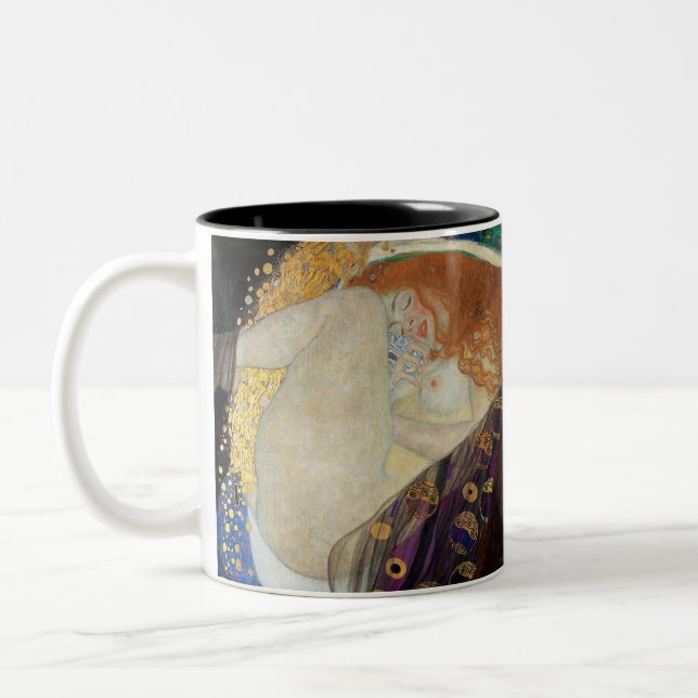 Gustav Klimt - Danae Zweifarbige Tasse (Links)