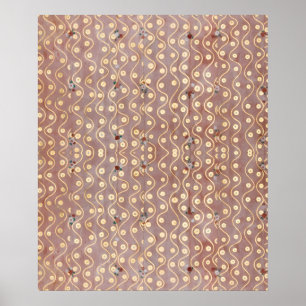 Gustav Klimt - Das Engel-Chorkleid Muster Poster