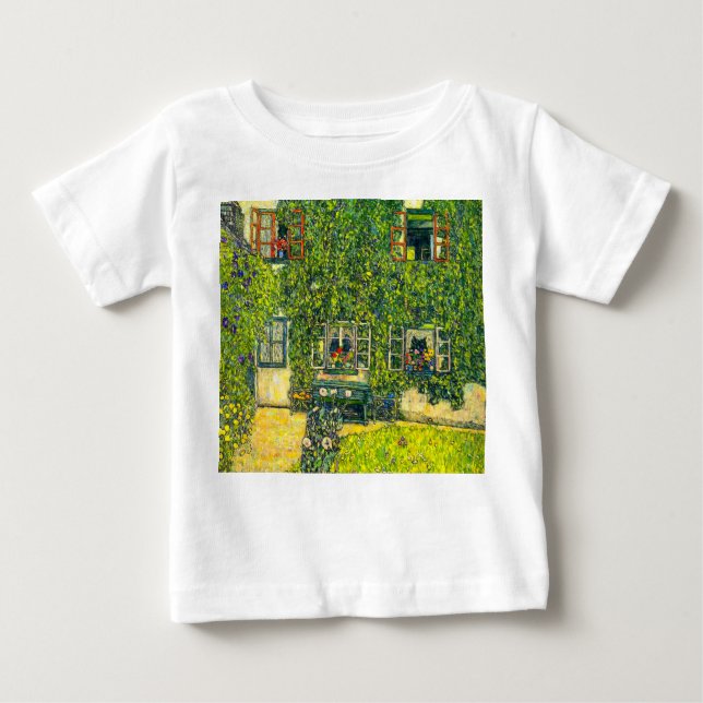 Gustav Klimt Das Haus Guardaboschi Baby T-shirt (Vorderseite)