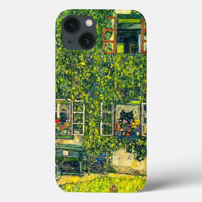 Gustav Klimt Das Haus Guardaboschi Case-Mate iPhone Hülle (Rückseite)