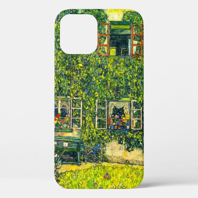 Gustav Klimt Das Haus Guardaboschi Case-Mate iPhone Hülle (Rückseite)