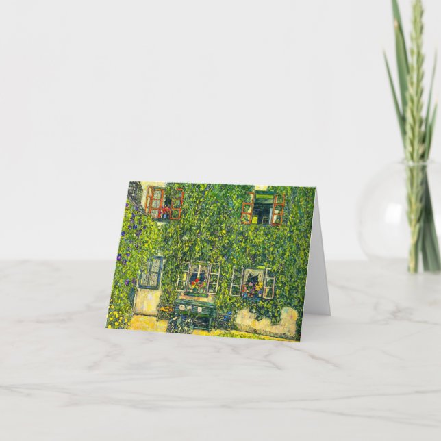 Gustav Klimt Das Haus Guardaboschi Einladung (Vorderseite)