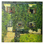 Gustav Klimt - Das Haus Guardaboschi Fliese<br><div class="desc">Das Haus Guardaboschi,  1912 Gemälde des österreichischen Künstlers Gustav Klimt</div>