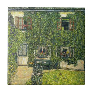 Gustav Klimt - Das Haus Guardaboschi Fliese