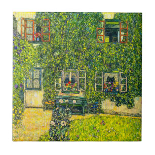 Gustav Klimt Das Haus Guardaboschi Fliese