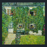 Gustav Klimt - Das Haus Guardaboschi Fotodruck<br><div class="desc">Das Haus Guardaboschi / Haus in Weißbach am Attersee - Gustav Klimt,  Öl auf Leinwand,  1912</div>