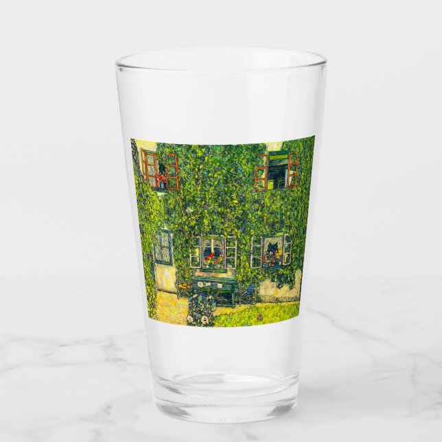 Gustav Klimt Das Haus Guardaboschi Glas (Vorderseite)