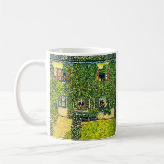 Gustav Klimt Das Haus Guardaboschi Kaffeetasse (Links)