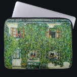 Gustav Klimt - Das Haus Guardaboschi Laptopschutzhülle<br><div class="desc">Das Haus Guardaboschi / Haus in Weißbach am Attersee - Gustav Klimt,  Öl auf Leinwand,  1912</div>