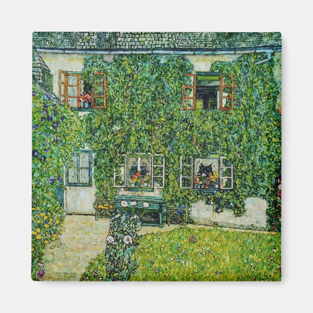 Gustav Klimt - Das Haus Guardaboschi Magnet (Vorne)