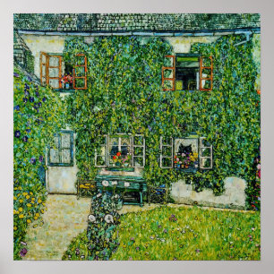 Gustav Klimt - Das Haus Guardaboschi Poster