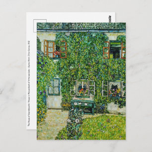 Gustav Klimt - Das Haus Guardaboschi Postkarte