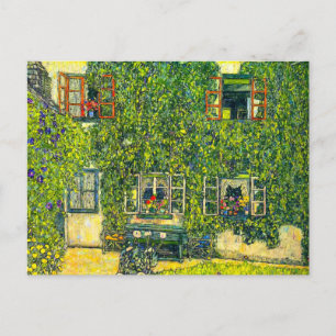 Gustav Klimt Das Haus Guardaboschi Postkarte