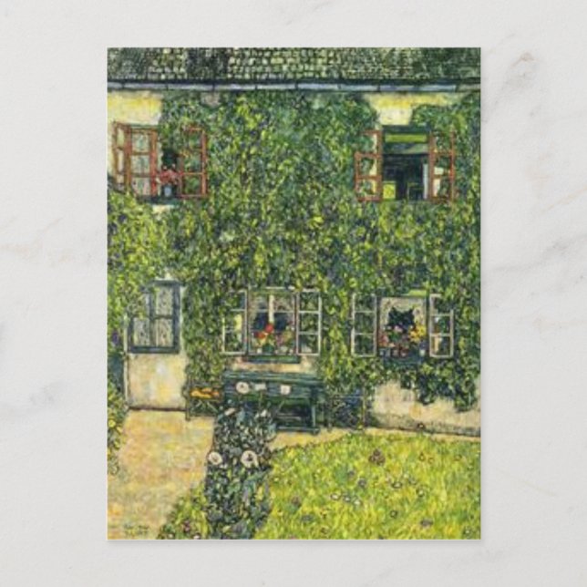 Gustav Klimt - Das Haus Guardaboschi Postkarte (Vorderseite)