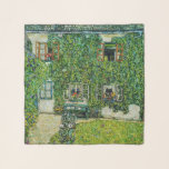 Gustav Klimt - Das Haus Guardaboschi Schal<br><div class="desc">Das Haus Guardaboschi / Haus in Weißbach am Attersee - Gustav Klimt,  Öl auf Leinwand,  1912</div>