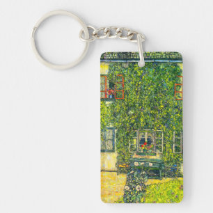 Gustav Klimt Das Haus Guardaboschi Schlüsselanhänger