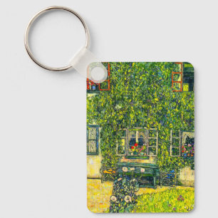 Gustav Klimt Das Haus Guardaboschi Schlüsselanhänger