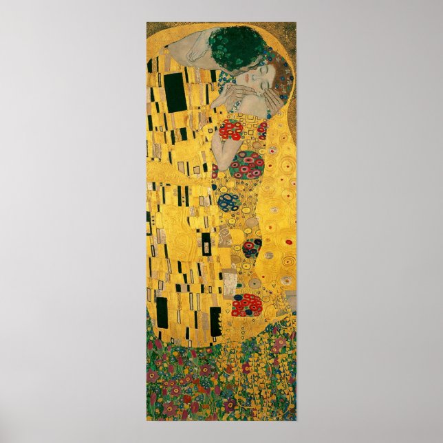 Gustav Klimt Das Kiss Poster (Vorne)