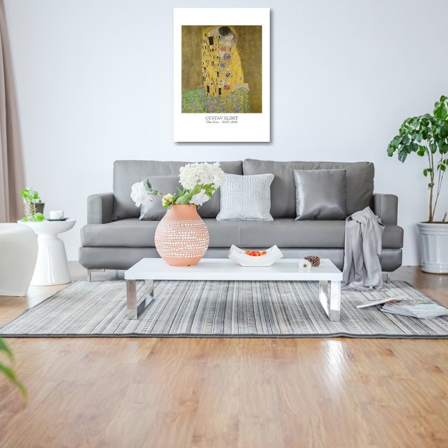 Gustav Klimt Das Kissengemälde - Berühmtes klassis Leinwanddruck (Von Creator hochgeladen)