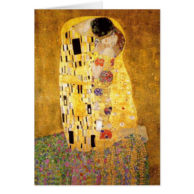 Gustav Klimt Das klassische Kiss-Gemälde (Vorne)