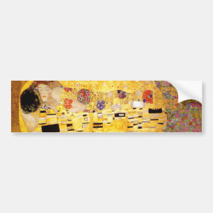 Gustav Klimt Das klassische Kiss-Gemälde Autoaufkleber