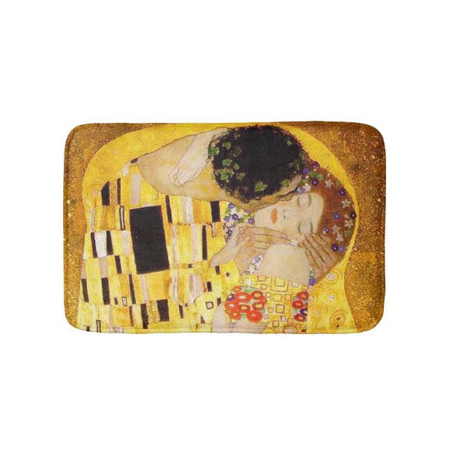 Gustav Klimt Das klassische Kiss-Gemälde Badematte (Vorderseite)