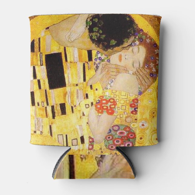 Gustav Klimt Das klassische Kiss-Gemälde Dosenkühler (Vorderseite)