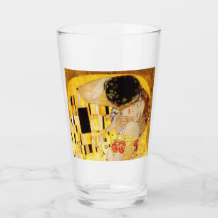 Gustav Klimt Das klassische Kiss-Gemälde Glas