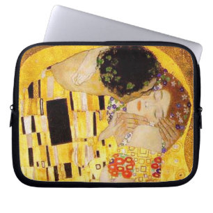 Gustav Klimt Das klassische Kiss-Gemälde Laptopschutzhülle