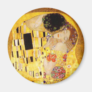 Gustav Klimt Das klassische Kiss-Gemälde Magnet