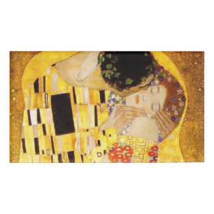 Gustav Klimt Das klassische Kiss-Gemälde Namenschild