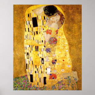 Gustav Klimt Das klassische Kiss-Gemälde Poster