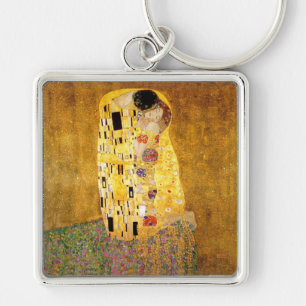 Gustav Klimt Das klassische Kiss-Gemälde Schlüsselanhänger